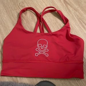 Lululemon SoulCycle Energy Longline Red Sports Bra Size 6